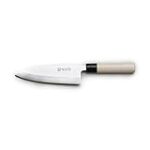 Masahiro MS-8 Stainless Steel Left-Handed Deba Knife, 7.1 inches (18 cm)