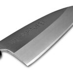 Seki Japan TSUBAZO Japanese Sushi Chef Knife, Stainless Steel Sashimi Deba Knife, Shiraki Handle, 150 mm (5.9 in)