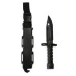 MetalTac Airsoft Rubber Combat Bayonet Knife with Scabbard/Sheath