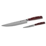 HISTORY – Forged in Fire – Stainless Steel Knives (2 Piece – Stainless Steel Chef and Paring Knife)
