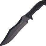 MTech USA MT-20-39 Fixed Blade Knife, Black Clip Point Blade, Black G10 Handle, 14-Inch Overall
