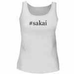 BH Cool Designs #Sakai – Cute Women’s Graphic Tank Top, White, X-Large