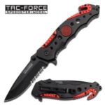 TAC Force Assisted Opening FireFighter Rescue Pocket Knife