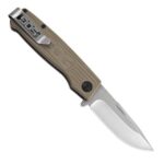 SOG Specialty Knives & Tools TM1001-BX Slip Joint Folding Knife, 3″, Satin