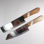 Chef’s Knife Cook Utility Knives Set 2 KIWI Brand 171,172 Cutlery Steak Wood Handle Kitchen Tool Sharp Blade 6.5″ Stainless Steel
