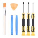 T8 T6 T10 Screwdriver Set, Taessv Torx Screwdriver Set for Xbox One Xbox 360 Controller and PS3 PS4 Security Screw Driver Professional Spudger Prying Repair Tool