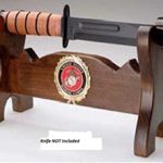 KA-BAR Knife Desk Display Stand (USMC Emblem)