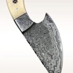 Poshland Custom Handmade Damascus Steel Knife, Bone Collector – Beautiful knife (BC-1093)