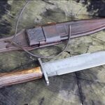 Delta:Hand Made Carbon steel Fixed Blade Forging Bowie knife -Best Bowie knife- with Original Stag Horn Handle-Best For Gift -Best for Camping-Indoor & Outdoor Use Knife