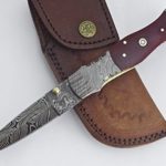 FN-42, Custom Handmade Damascus Steel Folding Knife – Classic Piece of Art
