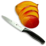 Utility Knife Kitchen 5″ / 130mm – Full Tang – High Carbon German Steel X50CRMOV15 – Pro Kitchen – Light Strong Precise Blade for Peeling Carving & Cutting