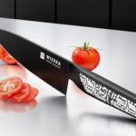 WIZEKA Chef Knife: 8 Inch: Extreme Sharp Kitchen Knife: Full Tang High Carbon Stainless Steel: Chef’s knife with Ergonomic Handle with Unique Patterns,Gothic Series