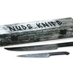 Forged in Fire from Steel File : Nude Knife Set : Cave Man Collection – Natural Shape Fixed Handle Knives. Specialty Carbon Steel Knives for Hunters to Process Carcass, Bushcrafting, Camp Chores