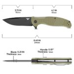 FOUNDING FORGERS 3.75″ D2 Pocket Knife EDC Knives For Men Folding Pocket Knife