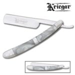 Kriegar Pearl Razor Folding Knife with Elegant Scrollwork