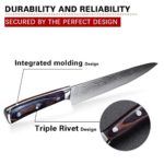Professional Chef Knife 8 Inch?Ultra Sharp Kitchen Chefs Cooking Knife Made of German High Carbon Stainless Steel,Chef’s Knife with Ergonomic Handle