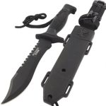 12″ Tactical Bowie Survival Hunting Knife w/ Sheath Military Combat Fixed Blade