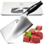 ZELITE INFINITY Cleaver Knife >> Comfort-Pro Series >> High Carbon Stainless Steel Knives X50 Cr MoV 15 – 7″ (178mm)
