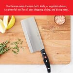 ZWILLING Twin Signature 7-inch Chinese Vegetable Cleaver, Razor-Sharp, Made in Company-Owned German Factory with Special Formula Steel perfected for almost 300 Years, German Knife