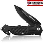 Pocket Knife Tactical Knife Folding Knife Stainless Steel 8Cr15Mov 3.4 Inch Blade, with Reversible Clip for Hunting Camping Outdoor and Everyday Carry