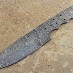 ColdLand Knives | High Quality Custom Handmade Damascus Steel Full Tang Blank Blade for Knife Making Supplies SB39