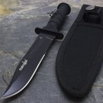 NEW!!! 7.5″ MILITARY TACTICAL COMBAT KNIFE w/ SHEATH Survival HUNTING Bowie Fixed Blade