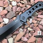 STEC 10.5″ Heavy Huge Tactical Hunting Folding Cleaver Knife Stainles Steel Blade (Standard)